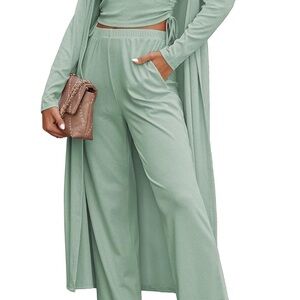 CLO LINK Mint Green Women's 3pc Lounge Set